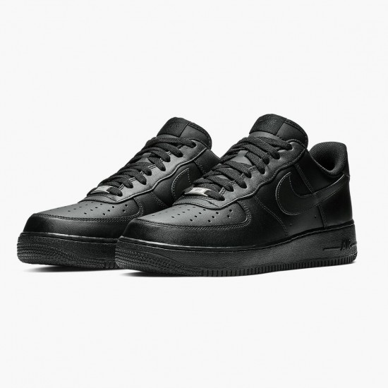 Nike Air Force 1 07 Black Black 315122 001 Women And Men Sports Shoes