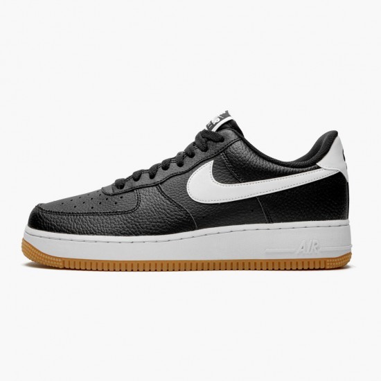 Nike Air Force 1 07 Black White Gum CI0057 002 Women And Men Sports Shoes