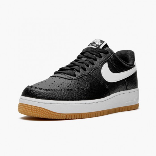 Nike Air Force 1 07 Black White Gum CI0057 002 Women And Men Sports Shoes