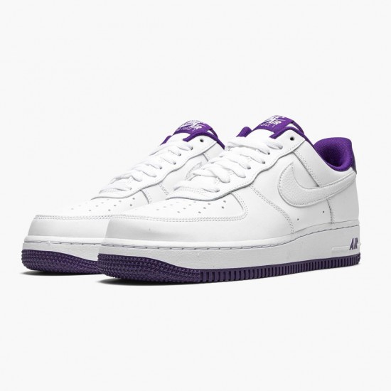 Nike Air Force 1 07 Voltage Purple CJ1380 100 Women And Men Sports Shoes