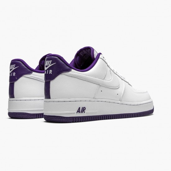 Nike Air Force 1 07 Voltage Purple CJ1380 100 Women And Men Sports Shoes