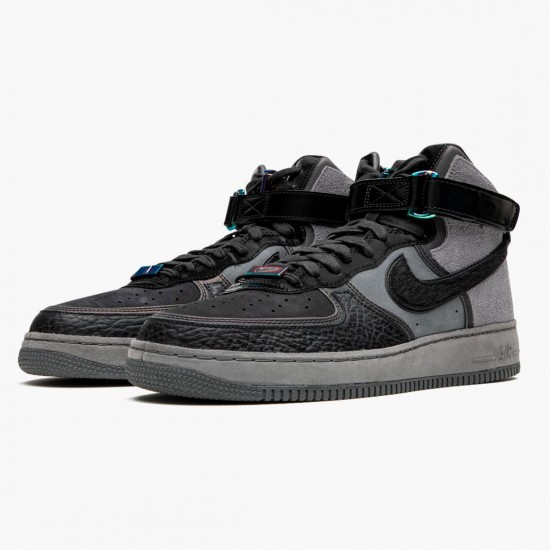 Nike Air Force 1 High A Ma Maniere Hand Wash Cold CT6665 001 Mens Sports Shoes