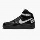 Nike Air Force 1 High Supreme World Famous Black 698696 010 Women And Men Sports Shoes