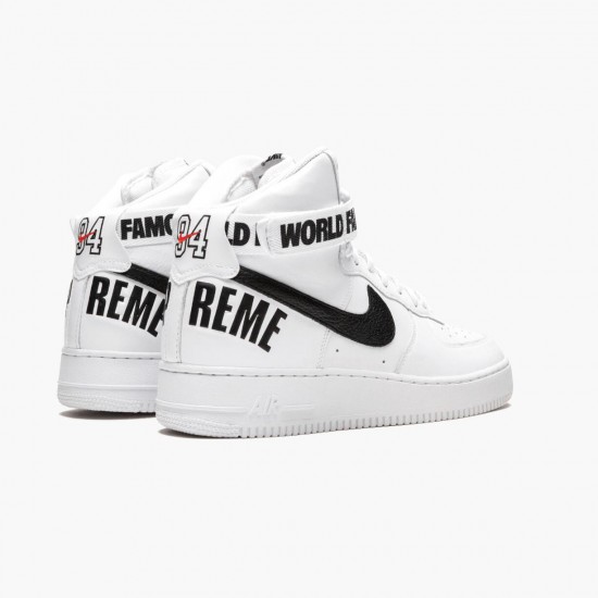 Nike Air Force 1 High Supreme World Famous White 698696 100 Women And Men Sports Shoes