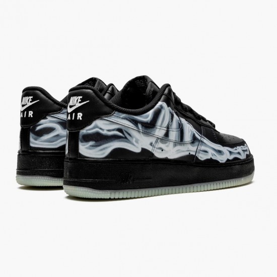 Nike Air Force 1 Low Black Skeleton BQ7541 001 Mens Sports Shoes