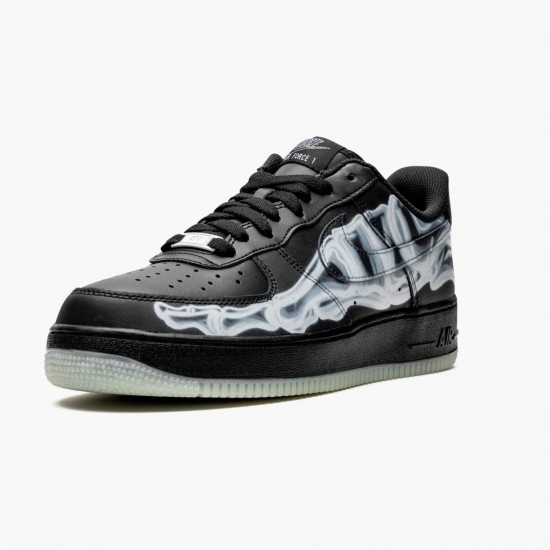 Nike Air Force 1 Low Black Skeleton BQ7541 001 Mens Sports Shoes