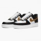 Nike Air Force 1 Low Black White Metallic Gold CZ9189 001 Women And Men Sports Shoes