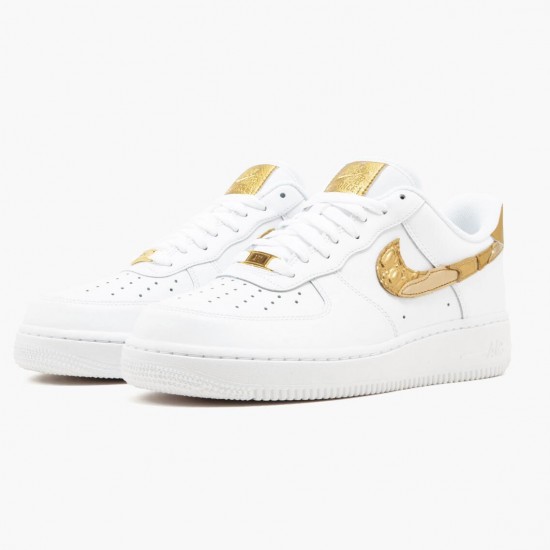 Nike Air Force 1 Low CR7 Golden Patchwork AQ0666 100 Women And Men Sports Shoes