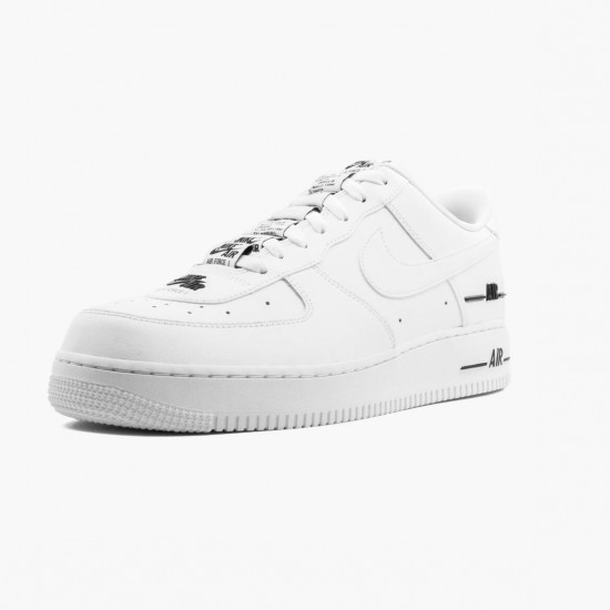 Nike Air Force 1 Low Double Air Low White Black CJ1379 100 Women And Men Sports Shoes