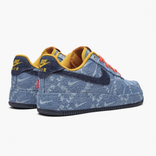 Nike Air Force 1 Low Exclusive Denim CV0670 447 Women And Men Sports Shoes