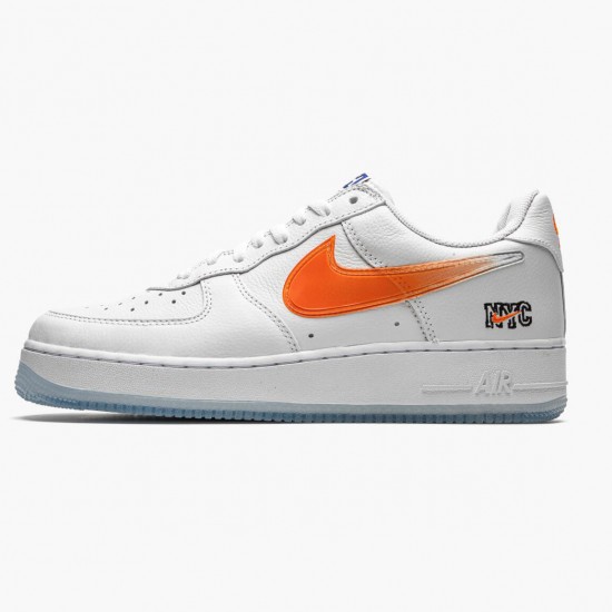 Nike Air Force 1 Low Kith Knicks Away CZ7928 100 Women And Men Sports Shoes