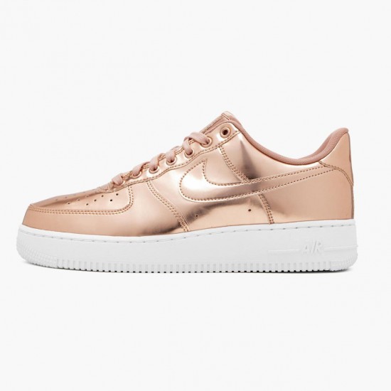 Nike Air Force 1 Low Metallic Bronze CQ6566 900 Women And Men Sports Shoes