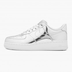 Nike Air Force 1 Low Metallic Chrome CQ6566 001 Women And Men Sports Shoes