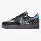 Nike Air Force 1 Low Off Noir Pure Platinum CI0066 001 Women And Men Sports Shoes