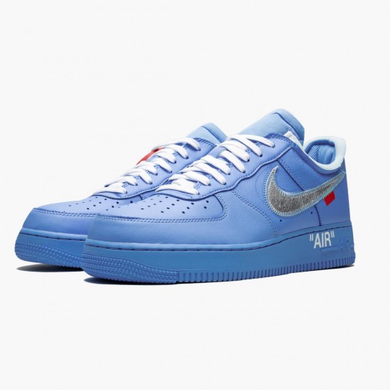 Nike Air Force 1 Low Off-White MCA University Blue CI1173 400 Women And Men Sports Shoes