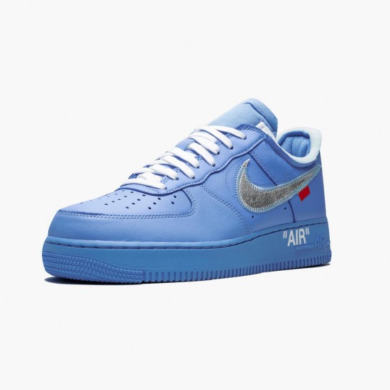 Nike Air Force 1 Low Off-White MCA University Blue CI1173 400 Women And Men Sports Shoes