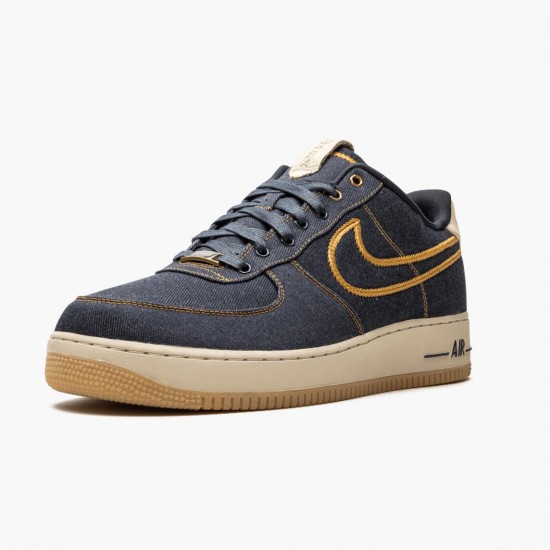 Nike Air Force 1 Low Premium Denim 318775 404 Women And Men Sports Shoes