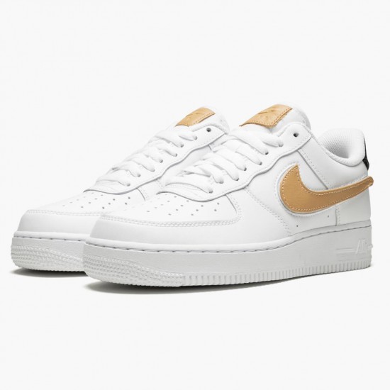 Nike Air Force 1 Low Removable Swoosh Pack White Vachetta Tan CT2253 100 Women And Men Sports Shoes