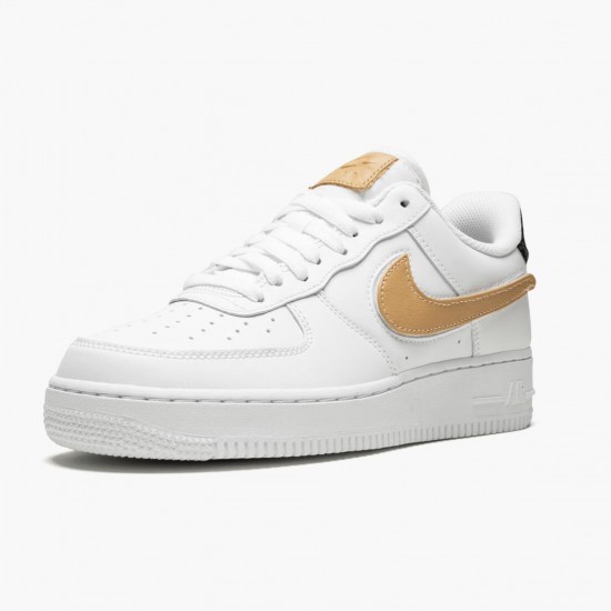 Nike Air Force 1 Low Removable Swoosh Pack White Vachetta Tan CT2253 100 Women And Men Sports Shoes