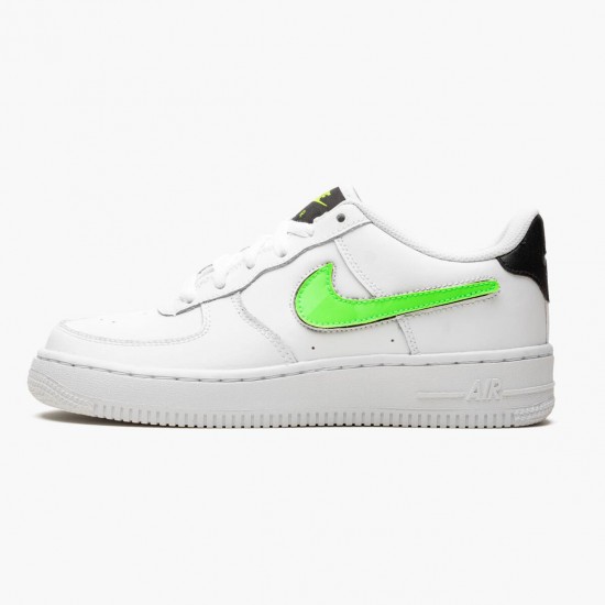 Nike Air Force 1 Low Removable Swoosh White Green Strike AR7446 100 Women And Men Sports Shoes