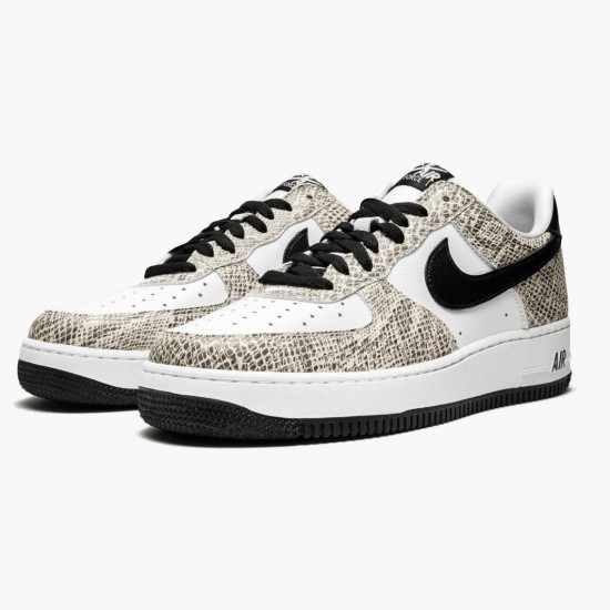 Nike Air Force 1 Low Retro Cocoa Snake 845053 104 Women And Men Sports Shoes