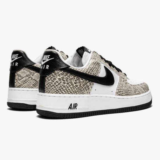 Nike Air Force 1 Low Retro Cocoa Snake 845053 104 Women And Men Sports Shoes