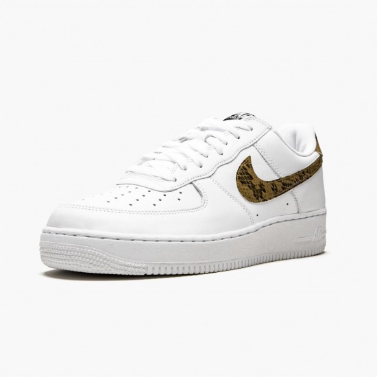 Nike Air Force 1 Low Retro Ivory Snake AO1635 100 Women And Men Sports Shoes