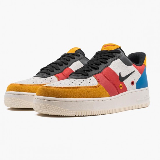 Nike Air Force 1 Low Sail Amber Rise CI0065 101 Mens Sports Shoes