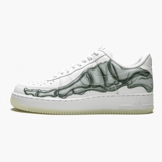 Nike Air Force 1 Low Skeleton Halloween BQ7541 100 Women And Men Sports Shoes