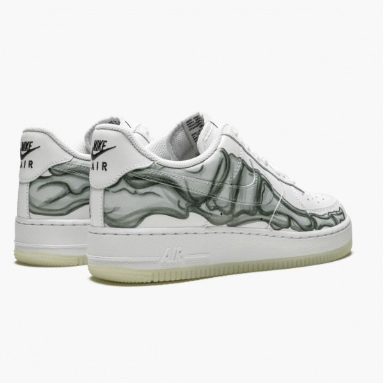 Nike Air Force 1 Low Skeleton Halloween BQ7541 100 Women And Men Sports Shoes