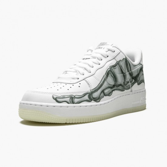 Nike Air Force 1 Low Skeleton Halloween BQ7541 100 Women And Men Sports Shoes