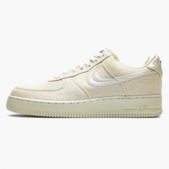 Nike Air Force 1 Low Stussy Fossil CZ9084 200 Women And Men Sports Shoes