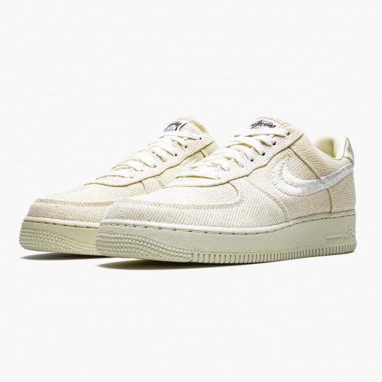 Nike Air Force 1 Low Stussy Fossil CZ9084 200 Women And Men Sports Shoes