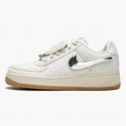 Nike Air Force 1 Low Travis Scott Sail AQ4211 101 Women And Men Sports Shoes