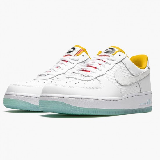 Nike Air Force 1 Low White Dark Sulfur CZ8132 100 Women And Men Sports Shoes