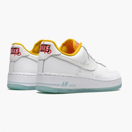 Nike Air Force 1 Low White Dark Sulfur CZ8132 100 Women And Men Sports Shoes