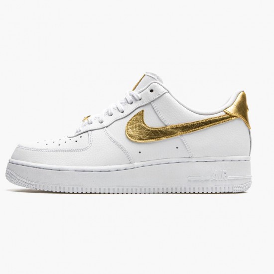 Nike Air Force 1 Low White Metallic Gold DC2181 100 Women And Men Sports Shoes