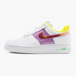 Nike Air Force 1 Low White Multi Pastel CW5592 100 Women And Men Sports Shoes