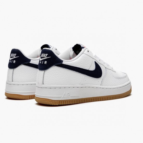 Nike Air Force 1 Low White Obsidian CI1759 100 Women And Men Sports Shoes