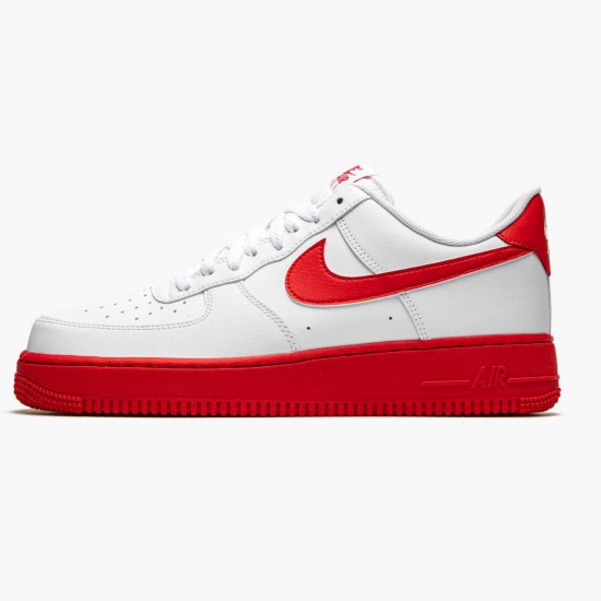 Nike Air Force 1 Low White Red Midsole CK7663 102 Women And Men Sports Shoes