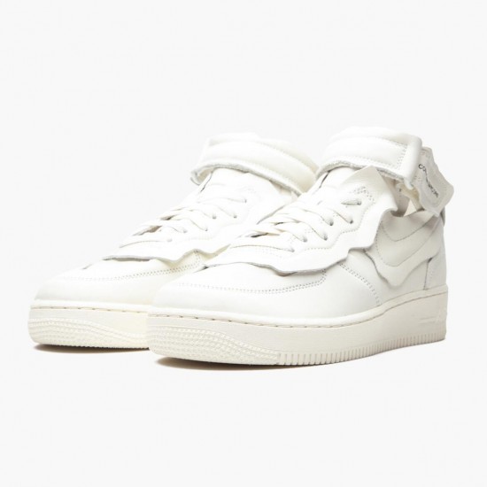 Nike Air Force 1 Mid Comme des Garcons White DC3601 100 Women And Men Sports Shoes