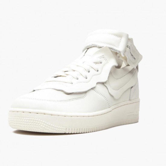 Nike Air Force 1 Mid Comme des Garcons White DC3601 100 Women And Men Sports Shoes