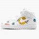 Nike Air Force 1 Mid Supreme NBA White AQ8017 100 Women And Men Sports Shoes