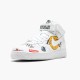 Nike Air Force 1 Mid Supreme NBA White AQ8017 100 Women And Men Sports Shoes