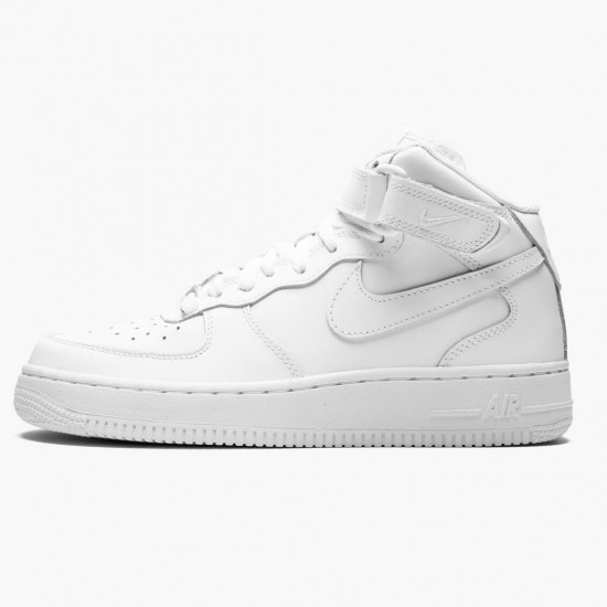 Nike Air Force 1 Mid White 2014 314195 113 Women And Men Sports Shoes