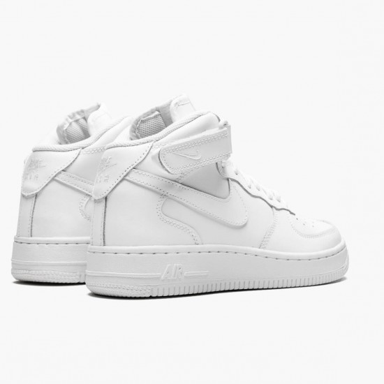 Nike Air Force 1 Mid White 2014 314195 113 Women And Men Sports Shoes