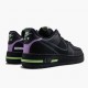 Nike Air Force 1 React Black Violet Star Barely Volt CD4366 001 Women And Men Sports Shoes