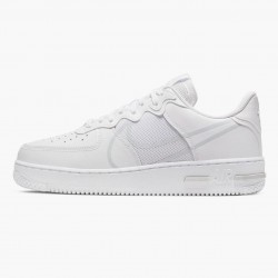 Nike Air Force 1 React White CT1020 101 Women And Men Sports Shoes