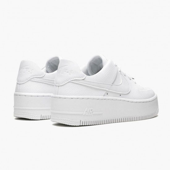 Nike Air Force 1 Sage Low Triple White AR5339 100 Women And Men Sports Shoes