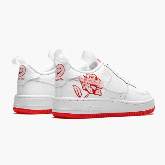 Nike Air Force 1 Satin Rose CN8534 100 Women And Men Sports Shoes